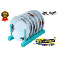 KAYU Plate SHELF GLASS SHELF BOOKSHELF MULTIFUNCTIONAL SHELF WOODEN SHELF KITCHEN SHELF