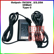 DELL TYPE C 45Wl ADAPTOR CHARGER CASAN LAPTOP DELL XPS 12 12D 13 L221x Ultrabook 9Q23 9Q33 321X 322X