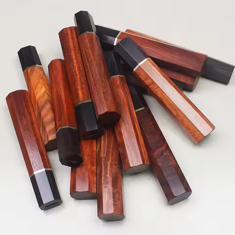 Octagonal handle bayonet handle Yusheng knife handle replaces yellow sandalwood and blood sandalwood