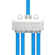 Terminal Block Blok Konektor Kabel 6 mm HIGH POWER CONNECTOR ZK-506 1 in 4 out Sambungan Kabel