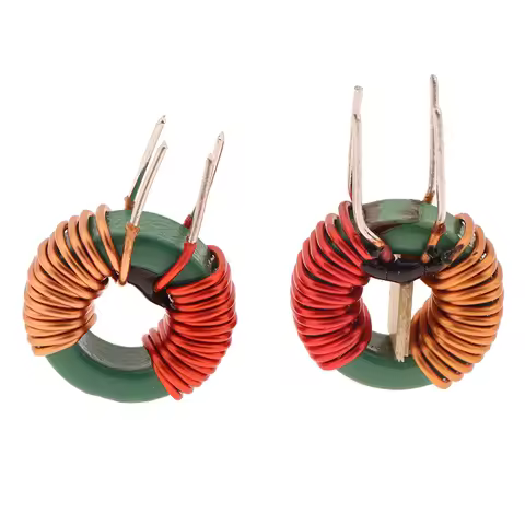 5 Pcs Toroidal Common Mode Inductor 2mH - 14x9x5mm Ferrite Core, 0.7mm Single-Layer Winding,High Cur