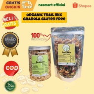 Practical Package! Trail Mix 250gr+ Granola 500gr Healthy Breakfast Cereal. Oat, Raisins, Almonds, B