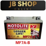 MOTOLITE MF7A-B Maintenance Free Motorcycle Battery YTX7A-BS MF7A MF7 YTX7A