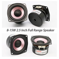 8-15W 2.5 Inch Full Range Speaker 4-8 Ohm Amplifier Speaker Tweeter Midrange Woofer HiFi Speaker High Sensitivity Original