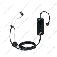 Portable EV Charger 10- 32A 7kw Electric Car Charger With Control Box 5 Meters Cable
