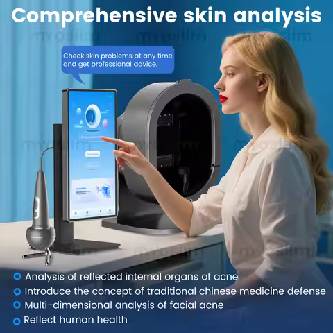 Salon-Grade Skin Analyzer Camera Multispectral imaging- 36MP HD Facial Skin Detection for Acne/Aging