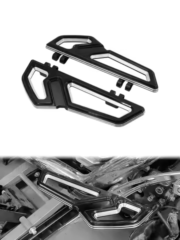 Driver Floorboard Motorcycle Front Footrest Footpegs Footboard For Harley Touring Electra Street Gli
