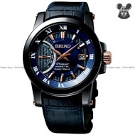 SEIKO SRG012P1 Men's Analog Watch PREMIER 100th Anniversary Kinetic Direct Drive 41.5mm Leather Stra