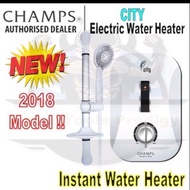 Champs City Instant Water Heater / No Installation Provided / Comes With Shower Set / White Colour
