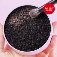 GECOMO  Makeup Brush Cleaner: Quick Cleaning Sponge, Easily Removes Color, Dry Cleaning Case