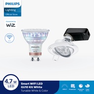 Lampu Philips Smart WiFi LED 4.7W GU10 RGB Kits Putih