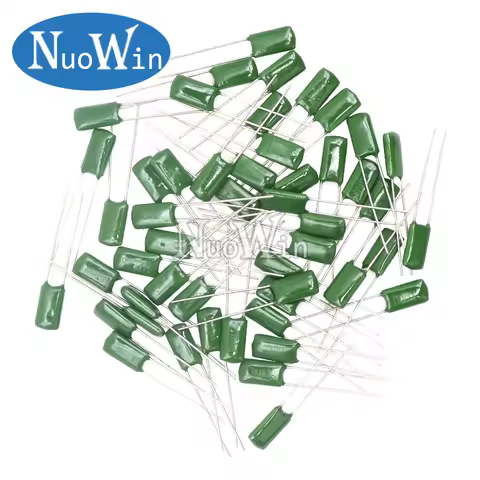 50pcs/Lot 100V Polyester Film Capacitor 1NF 2.2NF 4.7NF 10NF 47NF 100NF 2A331 2A102 2A222 2A472 2A51