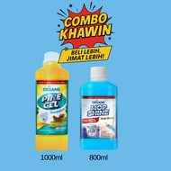 DESANS Pine Gel Disinfectant 1L – Multi-Purpose Cleaner for Toilets Kitchens Cat Cages & Floors | St