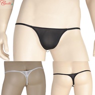 【CAMILLES】Mens G-String Jockstrap Mini Panties Pouch Sexy Sheer Sissy T-Back Thong【Mensfashion】