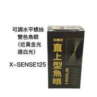 【安德魯ANDREW】X-SENSE125 直上魚眼LED機車大燈 雙色可調水平螺絲 | 台中采鑽公司貨