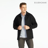 ELLE HOMME เสื้อแจ็คเก็ตผู้ชาย สไตล์ Casual MMJR701 - สีดำ