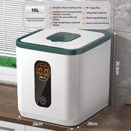 (Ready Stock) 5kg/10kg Kitchen Rice Storage Container Big Rice Box Rice Dispenser Insect Moisture Pr