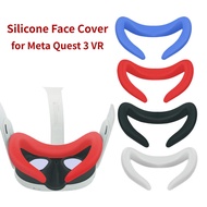 Silicone Mask Cover Face Pad For Meta Quest 3 VR Headset Face Cushion Protective Cover Eye Pad for Meta Quest 3 Accessories
