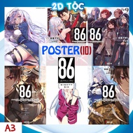 HIGH QUALITY PAPER A3 POSTER PAINTING ANIME MANGA LIGHT NOVEL 86 EIGHTY SIX (10) - 2D SHOP