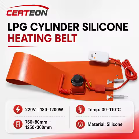 SJD-220 LPG Cylinder Silicone Heating Belt 220V Gas Cylinder Heater Wrap 5-50kg Propane Tank Heater