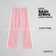 DESINCE Kids Tracksuit 2 Line Striped Design (4Y-15Y) Casual Pants Sports Pants Relaxed Fit Straight