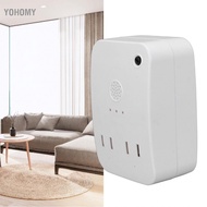 yohomy Sound Activated On Off Switch Adjustable Sensitivity Clap Detection with Outlets for Home App