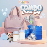 Breastmilk Cooler Bag with Reusable Ice Brick Keep Milk Fresh Holds up to 6 bottles of breastmilk