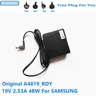 Original AC Adapter Charger For SAMSUNG A4819_RDY 19V 2.53A 48W BN44-01013A Monitor Power Supply