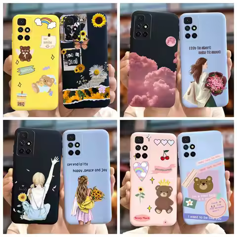 For Xiaomi Redmi 10 Case Redmi10 Prime 2022 Cute Candy Painted Phone Case For Xiaomi Redmi 10 Prime 