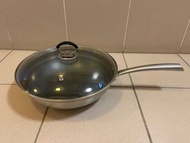 🈹🈹316不鏽鋼蜂巢炒鍋家用不粘鍋 。明火及電爐均適用 🈹🈹
