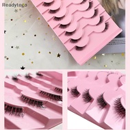 [RY] Fake Eyelash Anime Eyelash 10 Pairs Little Devil Eyelash Natural Day Makeup Manga Eyelash Trans