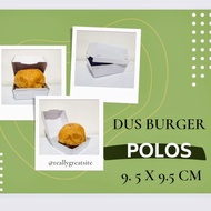 PLAIN Burger Box - PLAIN Burger Box - Burger Packaging 50Pcs