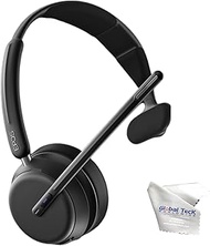 EPOS Impact 1030T Mono Bluetooth Headset (Teams Version, Without ANC) Bundled w/Global Teck Gold Support Plan and GTW Microfiber Cloth - for Conferencing, Distance Learning, Remote Work, Streaming