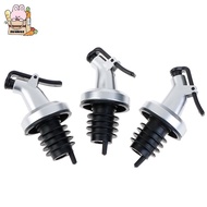 [NEW] 3pcs Stainless Steel  Bottle Stopper Liquor Bottle Pourer Stopper Dispenser  TH