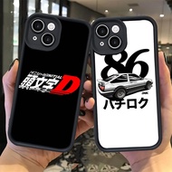 H-43 INITIAL D AE86 Casing for Xiaomi POCO F5 C55 M4 X6 F6 C31 X3 X5 M3 Pro 5G