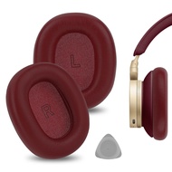 Geekria ยอดเบาะหนังแกะสำรองจุกหูฟังสำหรับ & Olufsen Beoplay H95หูฟังอะไหล่ซ่อม (สีแดง)