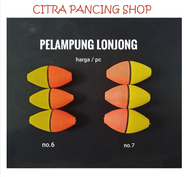 Pelampung Lonjong Spon Cat - untuk memancing
