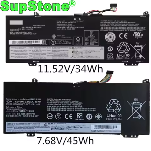 SupStone New L17C4PB0 L17M4PB2 L17C4PB2 L17M4PB0 Laptop Battery For Lenovo IdeaPad 530S-14IKB 15IKB 