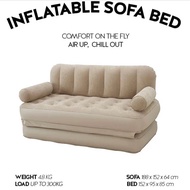 Inflatable Sofa Bed with integrated air pump for camping tilam