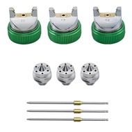 1.4mm 1.7mm 2.0mm Sprayer Airbrush Nozzle Needle Cap Replacement for NT-2008 for Spraying Paint Main