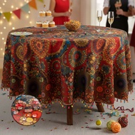 Bohemian Tablecloth Restaurant Party High-End Atmosphere Tablecloth Household Anti-slip Wear-resista