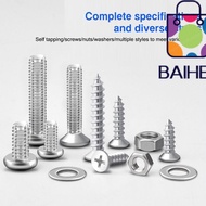 BAIHEE Cross Head Screw, Repair Tools Parts Stainless Steel Household Screw Set, Professional M2 M2.