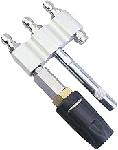 KMBNTU M5 Twist Nozzles Shooter Tip for 3-7 GPM Pressure Washer 1/4 inch Quick Connet 0 to 60 Spray 