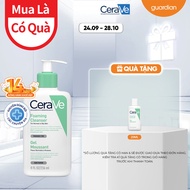 Sữa Rửa Mặt Tạo Bọt Cerave Foaming Cleanser Sạch Sâu Cho Da Thường Đến Da Dầu 236Ml