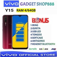 VIVO Y15 RAM 4GB ROM 64GB GARANSI RESMI VIVO