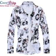 Cozy Up Long sleeve men's songket batik shirt / formal tops long sleeve shirt / men's songket batik premium distro