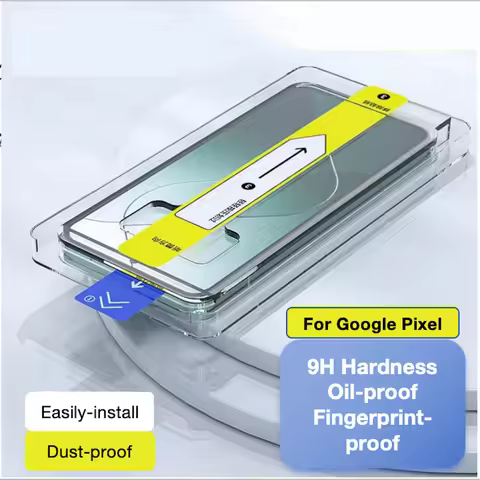 For Google Pixel 9XL 9 8a 6a 7 7a 8 8 9a Pro 5G Screen Protector Tempered Glass Protective Easy Inst