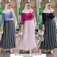 Gamis Material pleats x knit Code 159. 9700