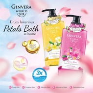 Ginvera World Spa Shower Gel with NATURAL Essential Oil and Flower Extracts (600g)