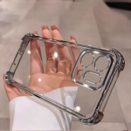 Ốp lưng trong OPPO reno14f 5G/RENO 14 5G/reno14 Pro 5g mạ điện trong suốt Ốp điện thoại mềm reno13 P